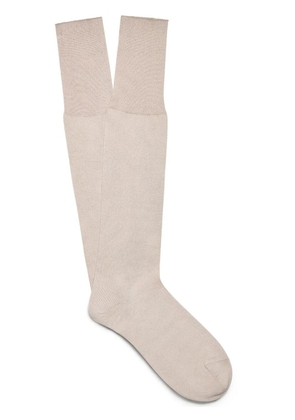 Zegna calf-length knit socks - Neutrals