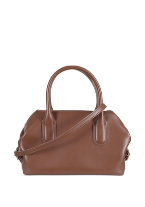 Themoirè small Talia tote bag - Brown