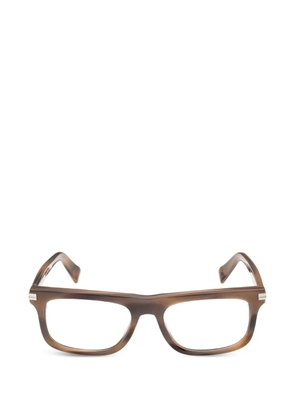 Zegna square-frame glasses - Brown
