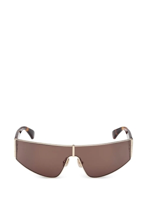 Max Mara Eyewear mask-shape sunglasses - Gold