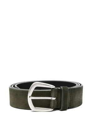 Officine Creative suede buckle belt - Green