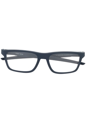Oakley matte square-frame glasses - Blue