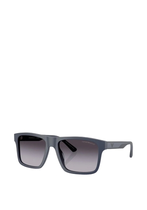 Emporio Armani matte square sunglasses - Grey