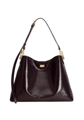 Dolce & Gabbana large Vittoria calfskin shoulder bag - Red