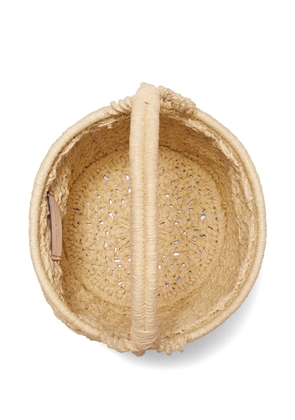 Tory Burch Ella hand-crocheted bucket bag - Neutrals