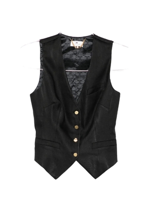 Elisabetta Franchi button-up waistcoat - Black