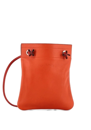 Hermès Pre-Owned Aline Bag Milo Lambskin and Swift Mini crossbody bag - Brown