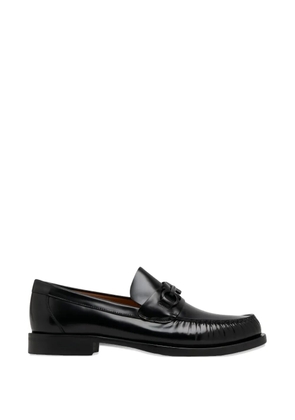 Ferragamo gancini-detail loafers - Black