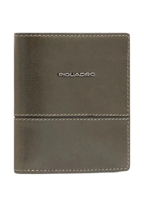 PIQUADRO stitched panel wallet - Grey