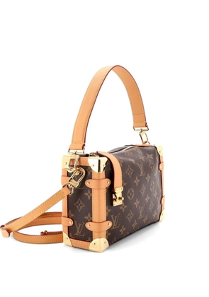 Louis Vuitton Pre-Owned Side Trunk Handbag Monogram Canvas MM satchel - Brown