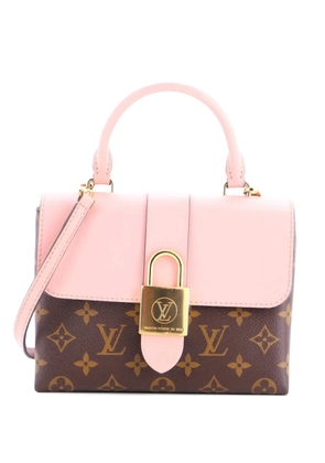 Louis Vuitton Pre-Owned Locky Handbag Monogram Canvas with Leather BB satchel - Brown