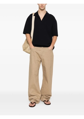 Uma Wang knitted T-shirt - Blue