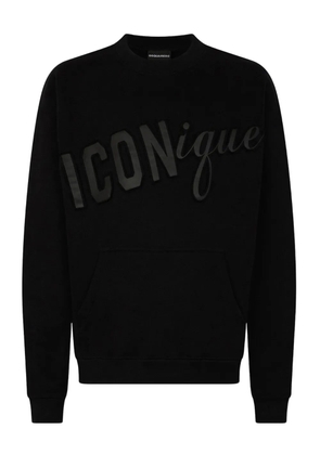 DSQUARED2 ICONique crew-neck sweatshirt - Black