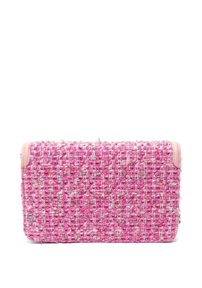 CHANEL Pre-Owned 2018-2019 Filigree Tweed shoulder bag - Pink