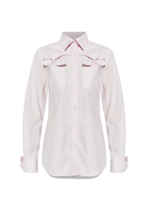 Moschino bow-detail shirt - Pink