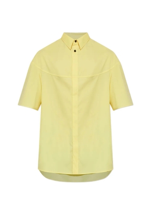 Jacquemus Atelier logo-embroidered-yoke shirt - Yellow