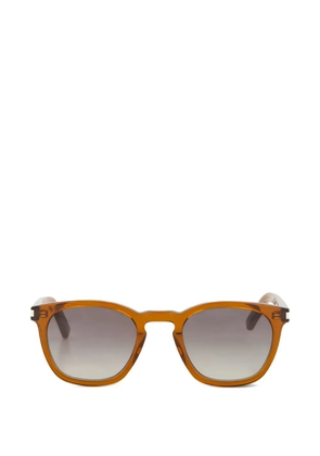 Saint Laurent round- frame sunglasses - Brown