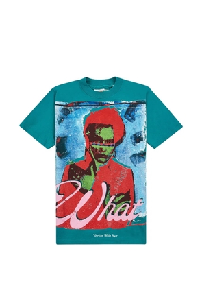 Better with Age Wha? graphic-print T-shirt - Green