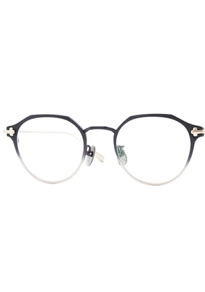 TAYLOR WITH RESPECT Bacchus geometric-frame glasses - Black