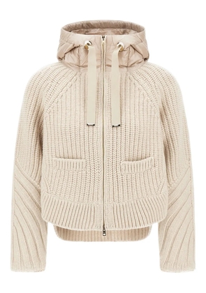 Herno hooded cardigan - Neutrals