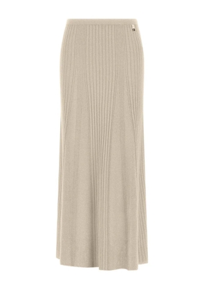 Herno ribbed-knit skirt - Neutrals