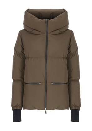 Herno quilted hooded jacket - Brown