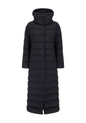 Herno high-neck quilted coat - Blue