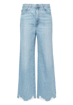 FRAME Le Jane high-rise wide-leg jeans - Blue
