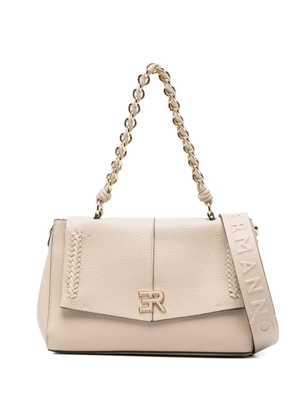 ERMANNO FIRENZE braided-chain shoulder bag - Neutrals