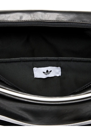 adidas logo-print shoulder bag - Black