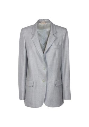 Purotatto sequin-embellished single-breasted blazer - Grey