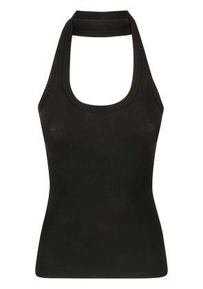 Coperni ribbed-knit top - Black