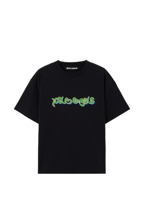 Palm Angels logo graphic T-shirt - Black