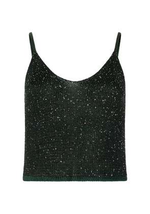 PARAMIDONNA Bruna sequin top - Black