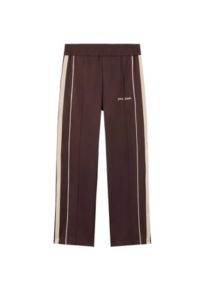 Palm Angels logo stripe track pants - Brown