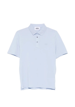 ALPHA STUDIO button-fastening polo shirt - Blue