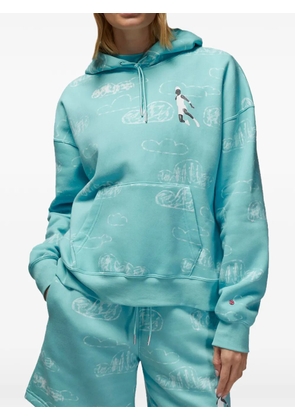Jordan x Parker Duncan hoodie - Blue