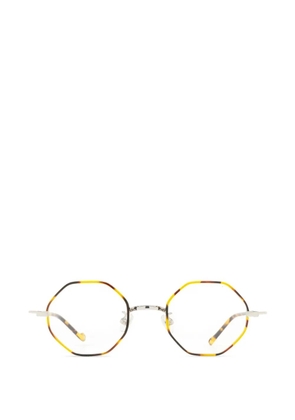 Eyepetizer Yosemite geometric-frame glasses - Brown