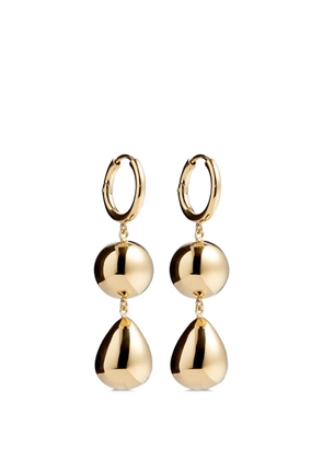 LIE STUDIO The Catherine hoop earrings - Gold