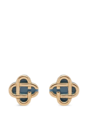 Casablanca Hiking Stacked stud earrings - Gold