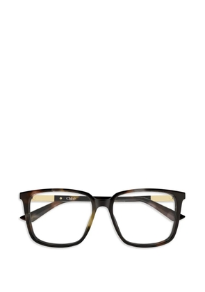 Chloé Eyewear geometric glasses - Brown