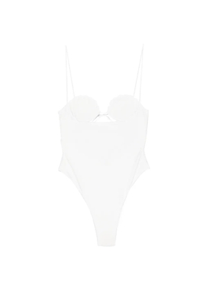 Oséree bridal shell swimsuit - White