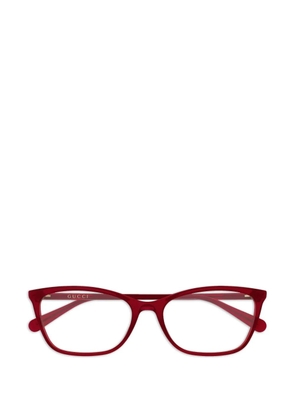 Gucci Eyewear square-frame glasses - Red