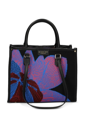 MY BEST BAG floral tote bag - Black