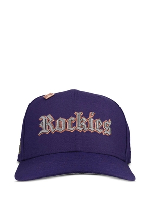 NEW ERA CAP 59FIFTY Colorado Rockies Old English 1995 fitted old english hat - Purple