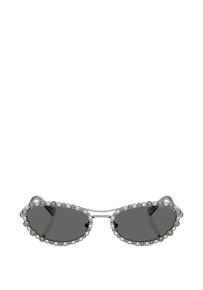 Swarovski Eyewear crystal-embellished sunglasses - Silver
