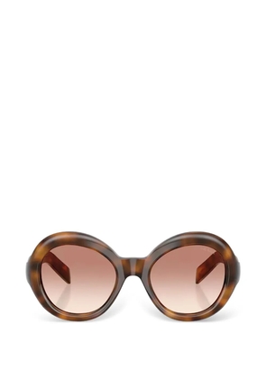 Prada Eyewear round-frame sunglasses - Brown