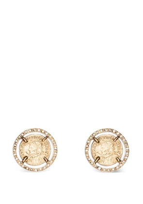 THOT GIOIELLI coin embellished earrings - Gold