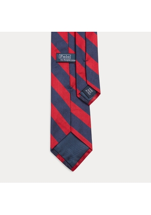 Striped Silk Repp Narrow Tie