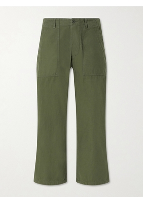 Beams Plus - Straight-Leg Cotton Trousers - Men - Green - S